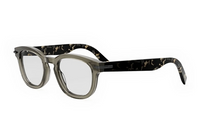 DIOR Acetate Irregular Shape Eyeglass Frames Women's Brown