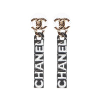 CHANEL 2021 Cc Logo Earrings