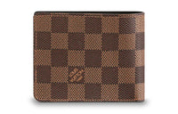 LOUIS VUITTON Wallet Slender Damier Ebene Brown