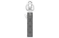 LOUIS VUITTON Aluminum Keychains Men's Gray Silver