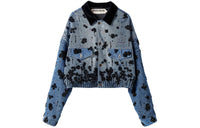 MIU MIU SS24 Denim Jacket Women's Navy