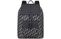 DIOR Cow Leather Backpack Men's Navy