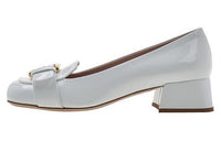 MIU MIU Chunky Heel High Heels Women's Gray