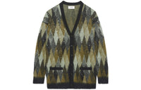 CELINE Embellished V Neck Button Up Cardigan