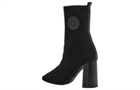 HERMES Volver Ankle Boots 8.9cm Women's Black