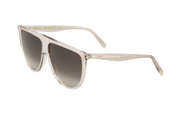 CELINE Acetate Irregular Shape Sunglasses Women's Gray