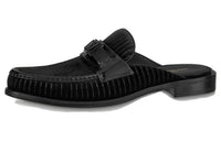 LOUIS VUITTON Wrap-toe Slippers Women's Black
