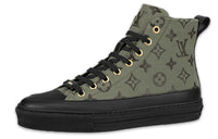 LOUIS VUITTON Stellar High Top Stylish Skateboarding Shoes Women's Green