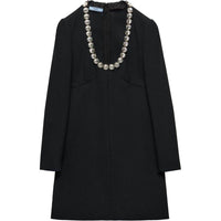 PRADA Glass Crystal Embellishment Dress