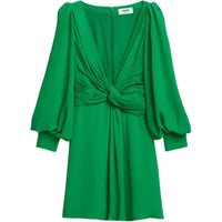 CELINE Long Sleeved Dress Women's Sapphire Green