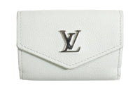 LOUIS VUITTON Calfskin Wallet Women's White