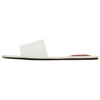 SAINT LAURENT Slide Slippers Women's White