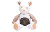 LOUIS VUITTON Leather Teddy Bear Dolls Plush Doll 25cm High
