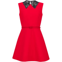 DIOR SS24 Sleeveless Dress Women's Red