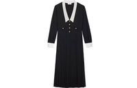 CELINE Long Sleeved Dresses Women's Black