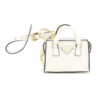 PRADA Calfskin Bag Accessory Women's White