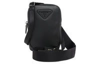 PRADA Leather Cell Phone Pouch Men's