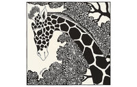 HERMES Silk Scarves Women's Eggshell White