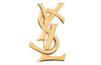 SAINT LAURENT Pre Owned Ysl Logo Brooch