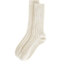 Loro Piana Mid-Calf Socks Women's 1 Pack Titanium White