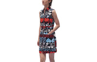 HERMES Sleeveless Dresses Women's Multicolor