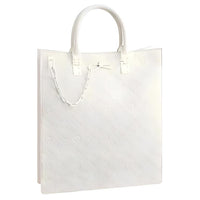 LOUIS VUITTON Sac Plat Monogram White