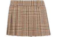 MIU MIU Casual Short Skirts Women's Brown