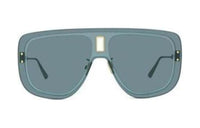 DIOR Acetate Irregular Shape Sunglasses Men's Blue