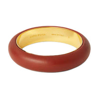 Loro Piana Brass Bangles Women's Dark Brown Red