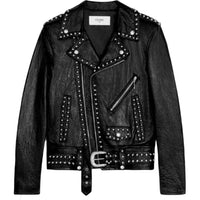 CELINE Stud Detailed Zip Up Jacket