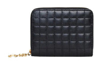 CELINE Calfskin Wallet Women's Black