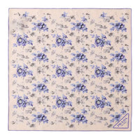 PRADA Silk Silk Scarves Unisex Blue