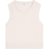 CELINE Sleeveless Top In Heritage Cashmere
