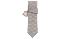 HERMES Ties Men Pink/White/Gray
