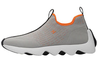 HERMES Eclair Low-Top Casual Shoes Men's Black Gray Color