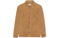 SAINT LAURENT FW22 Leather Jacket Men's Tobacco