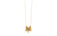 CELINE Brass Necklaces Women's Gold