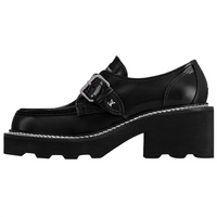 LOUIS VUITTON Beaubourg Loafers 4cm Women's Black