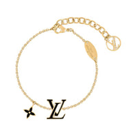 LOUIS VUITTON Enamel Bracelets Women's Black