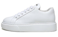 PRADA Low Top Skateboard Shoes Women's White