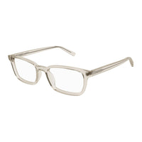 SAINT LAURENT Acetate Square Eyeglass Frames Unisex Gold