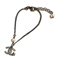 CHANEL Pearl Rhinestone Stars Bracelets Women's