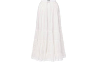 LOUIS VUITTON Casual Long Skirt Women's White