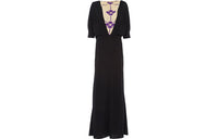 PRADA Short Sleeved Dresses Women's Black