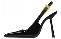 SAINT LAURENT Slim Heel High Heels 11cm Women's Black
