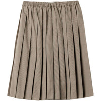MIU MIU Checked Pleated Midi Skirt