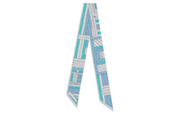 HERMES Silk Scarves Women's Blue