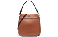 PRADA Cow Leather Handbag Shoulder Bag Women's Cognac