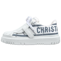 DIOR ID Shell Shoes Low Top Skateboard Shoes Women's White Blue