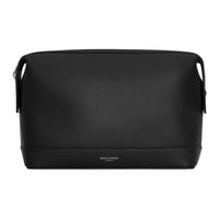 SAINT LAURENT PARIS Cow Leather Clutch Trumpets Women's Black